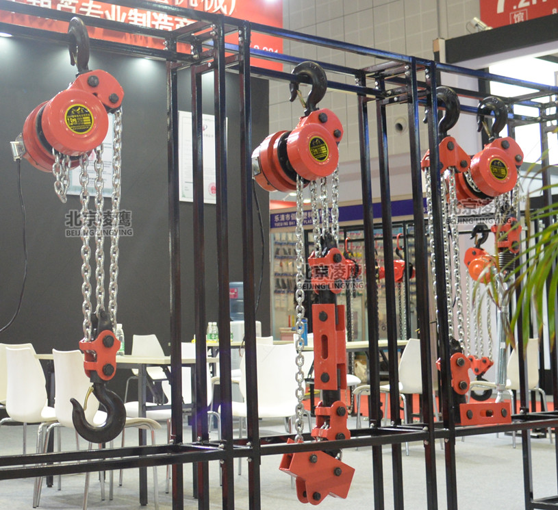 爬架電動葫蘆展會圖